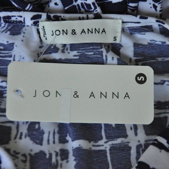 2/$10 Jon & Anna Navy Blue White Dress New with Tags MUST BUNDLE FOR THIS PRICE - Picture 6 of 7